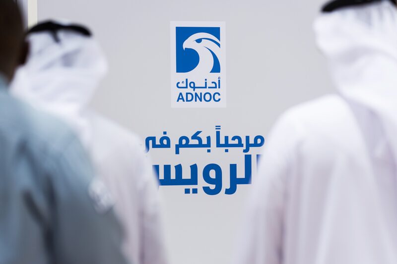 Branding de Adnoc.Foto: Christophe Viseux/Bloomberg Branding de Adnoc.Foto: Christophe Viseux/Bloomberg