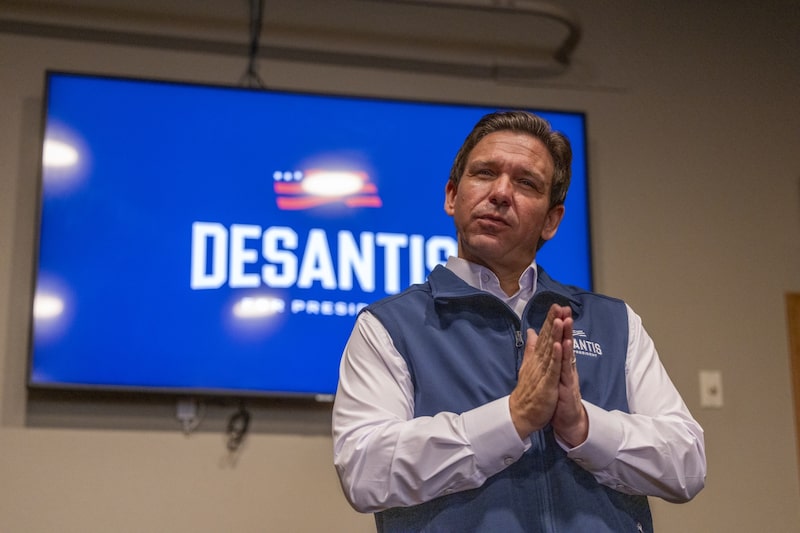 Ron DeSantis, gobernador de Florida. Ron DeSantis, gobernador de Florida.