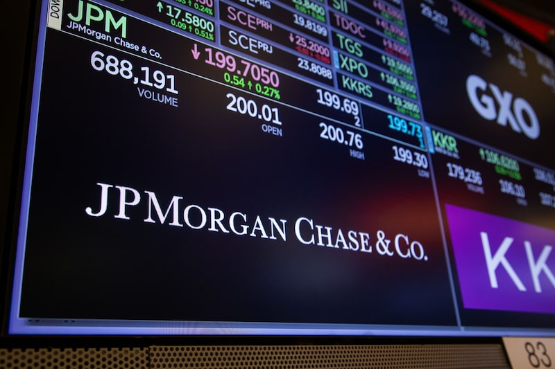 Logo do JPMorgan na NYSE Logo do JPMorgan na NYSE