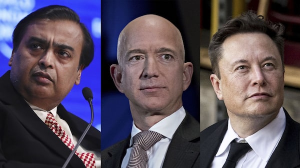 Ambani se une a Bezos y Musk en el exclusivo club de los 100.000 millones de dólares Ambani se une a Bezos y Musk en el exclusivo club de los 100.000 millones de dólares