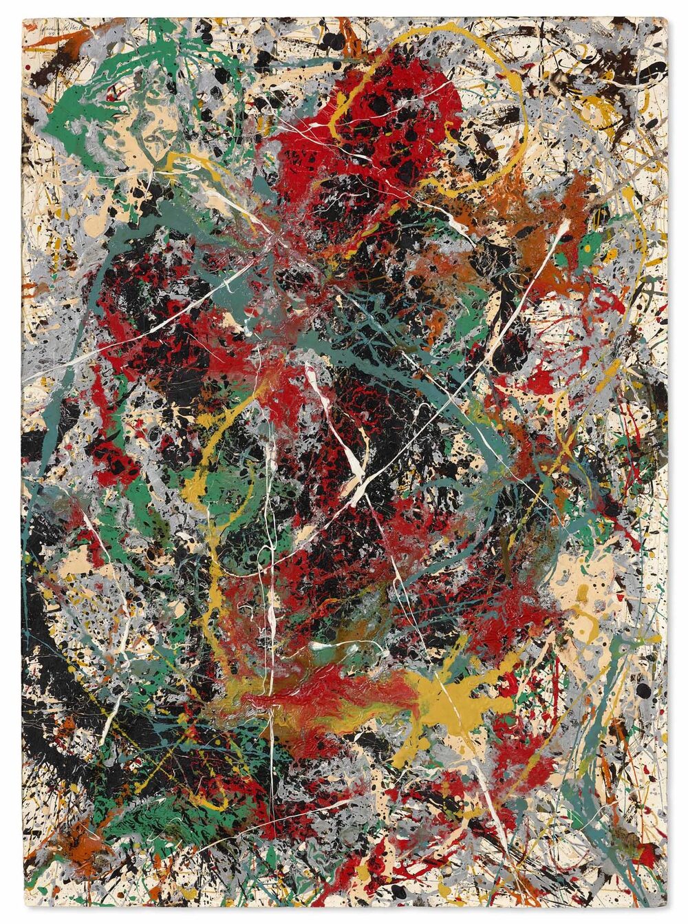 Number 31, 1949, by Jackson Pollock. Number 31, 1949, by Jackson Pollock.