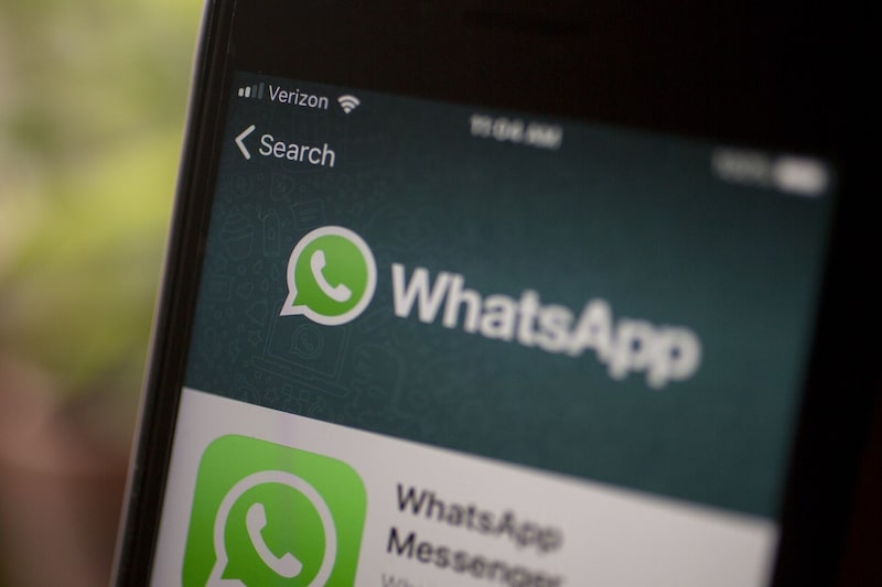 La aplicación WhatsApp. La aplicación WhatsApp.