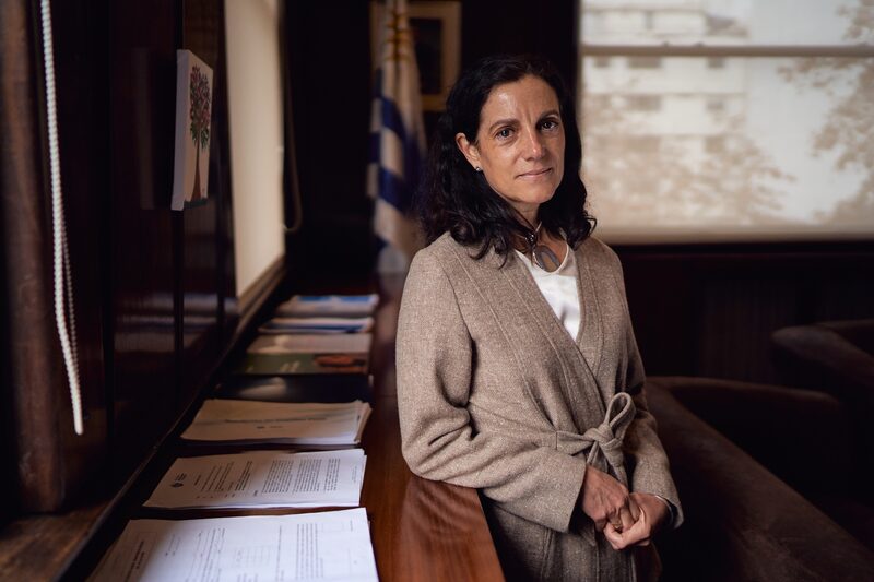 Azucena Arbeleche en el Ministerio de Economía en Montevideo, Uruguay. Foto: Ana Ferreira/Bloomberg Azucena Arbeleche en el Ministerio de Economía en Montevideo, Uruguay. Foto: Ana Ferreira/Bloomberg