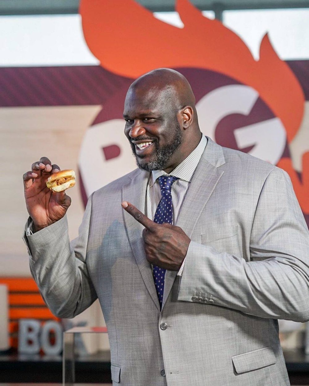 Shaquille O'Neal creó Big Chicken en 2018. Shaquille O'Neal creó Big Chicken en 2018.