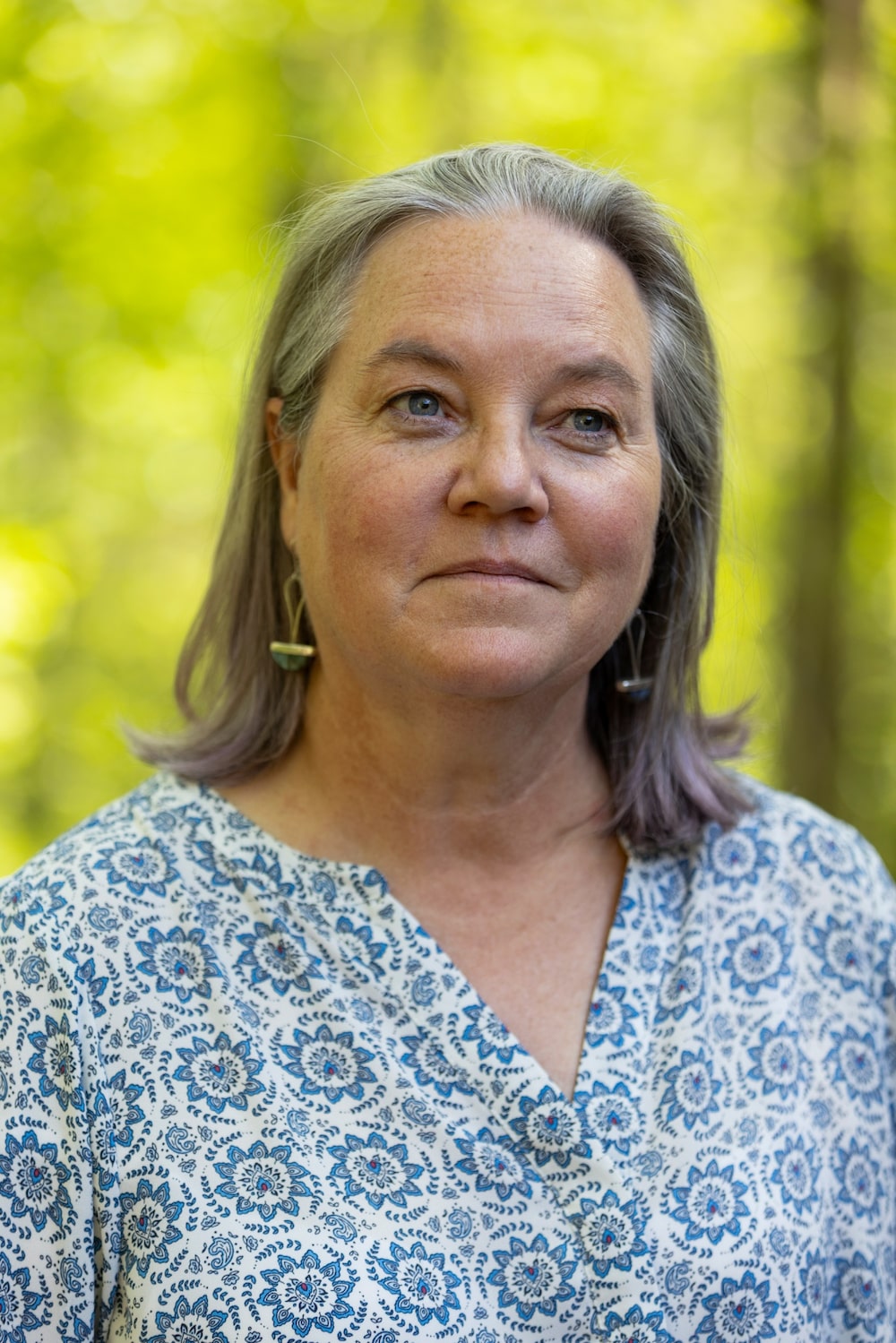 Janet Rau, frente a su casa en Georgia. Fotógrafo: Kendrick Brinson/Bloomberg Janet Rau, frente a su casa en Georgia. Fotógrafo: Kendrick Brinson/Bloomberg