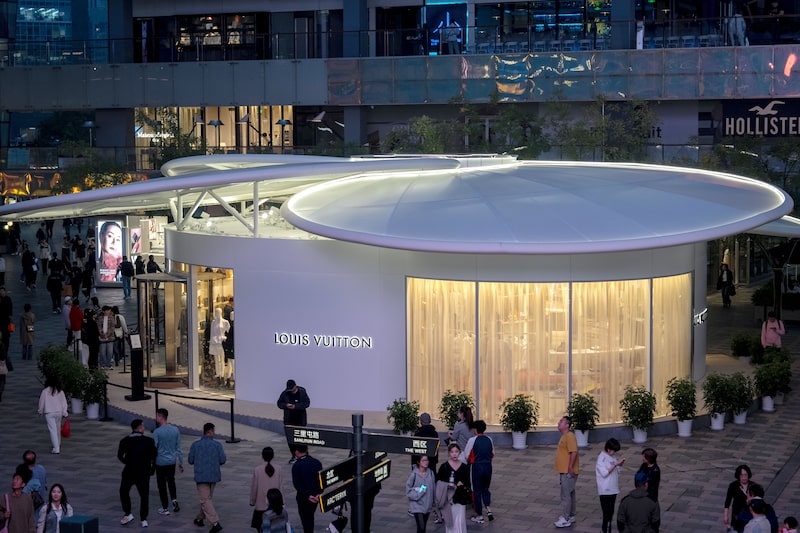 LVMH Stores in Beijing Ahead of Earnings Announcements LVMH Stores in Beijing Ahead of Earnings Announcements