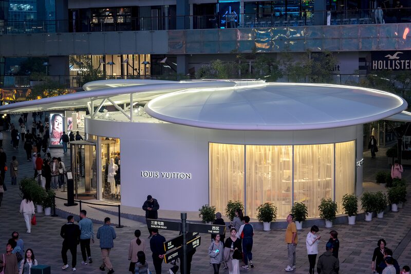 LVMH Stores in Beijing Ahead of Earnings Announcements LVMH Stores in Beijing Ahead of Earnings Announcements