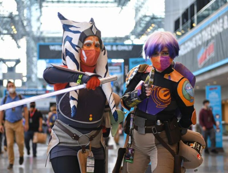 Asistentes en la Comic Con 2021. Asistentes en la Comic Con 2021.