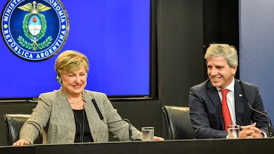 FMI en Argentina: las principales definiciones de Georgieva en la conferencia de prensa con Caputo FMI en Argentina: las principales definiciones de Georgieva en la conferencia de prensa con Caputo