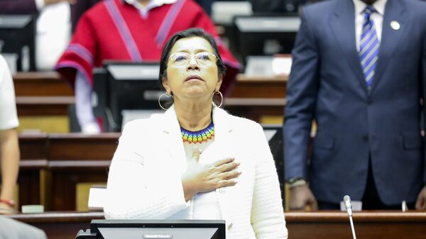 La presidenta del Legislativo de Ecuador será finalmente evaluada La presidenta del Legislativo de Ecuador será finalmente evaluada
