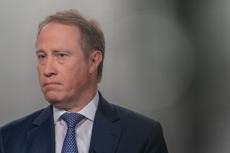 O CEO do Morgan Stanley, Ted Pick O CEO do Morgan Stanley, Ted Pick