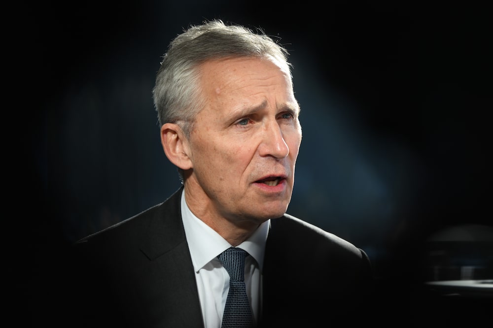 Stoltenberg en el Foro Económico Mundial en Davos, Suiza, el 21 de enero. Stoltenberg en el Foro Económico Mundial en Davos, Suiza, el 21 de enero.