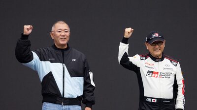 Toyota e Hyundai aliadas? Presidentes se reúnem em evento e sinalizam parcerias Toyota e Hyundai aliadas? Presidentes se reúnem em evento e sinalizam parcerias