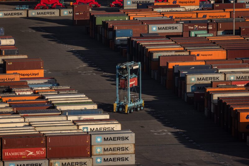 The port of Barcelona The port of Barcelona