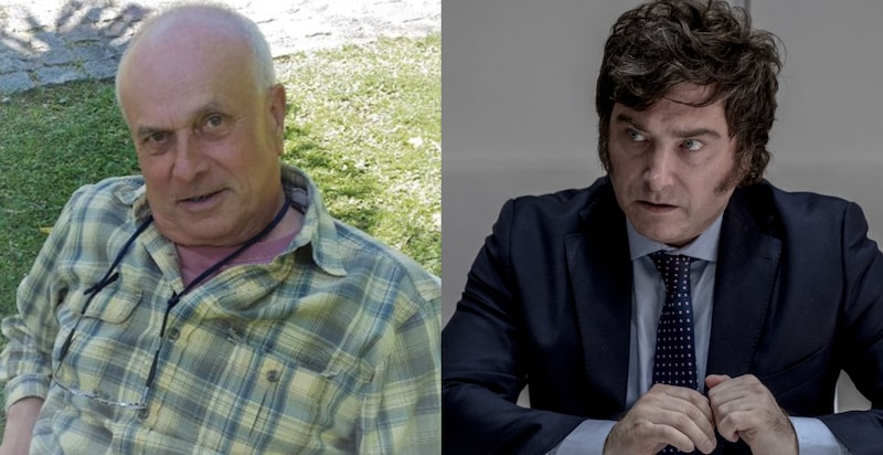 Fuente de las imágenes: Carlos Rodríguez, cuenta personal de Twitter / Javier Milei: Bloomberg Fuente de las imágenes: Carlos Rodríguez, cuenta personal de Twitter / Javier Milei: Bloomberg