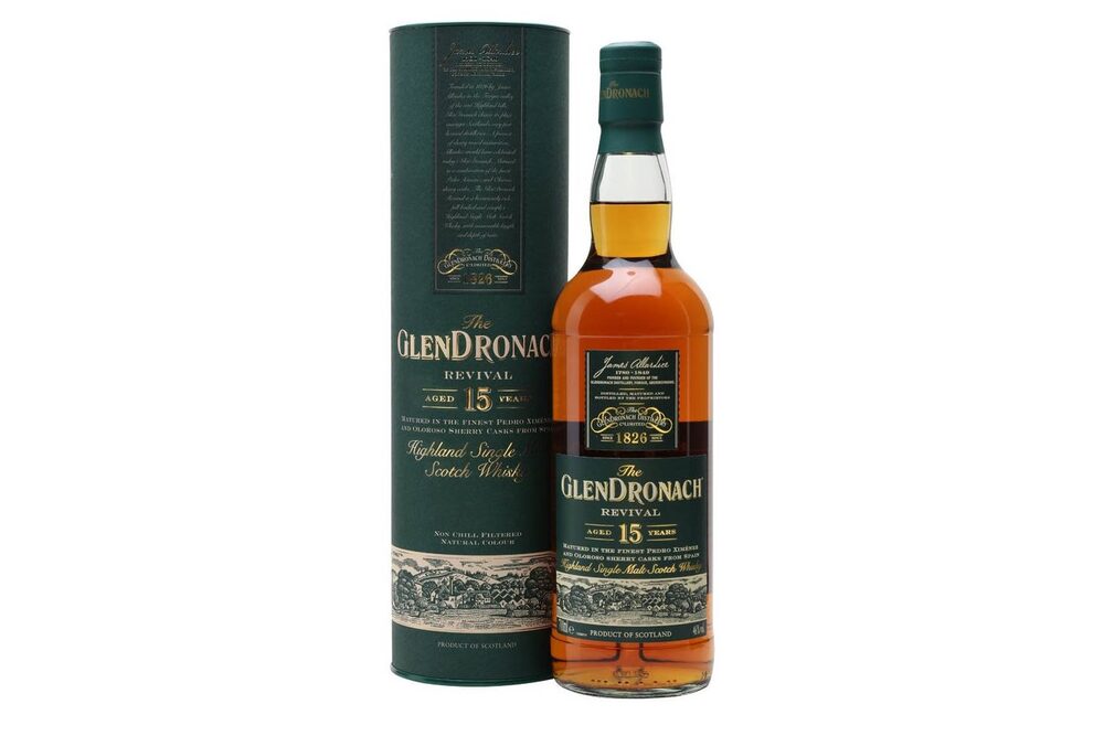 GlenDronach Revival was reconceived between 2015 and 2018. GlenDronach Revival was reconceived between 2015 and 2018.