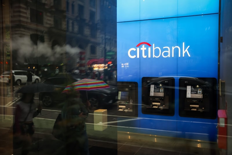 Una sucursal de Citibank en Nueva York. Una sucursal de Citibank en Nueva York.