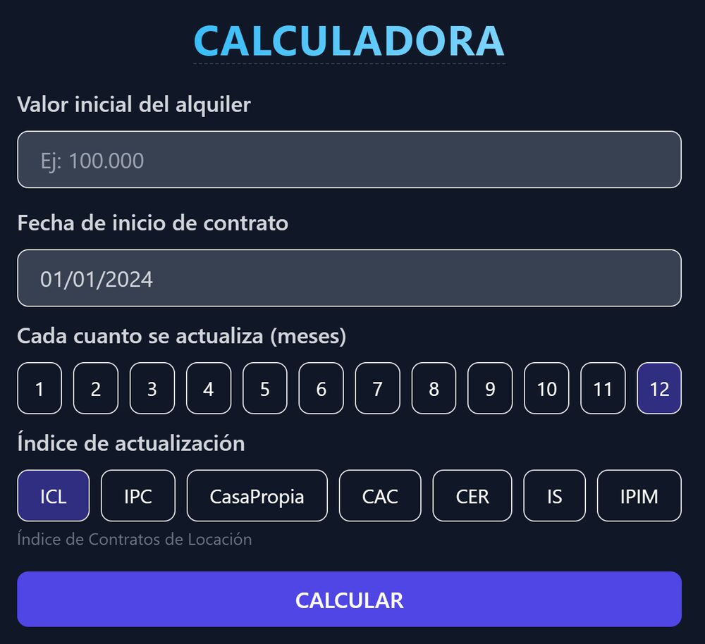La calculadora de Arquiler.com La calculadora de Arquiler.com