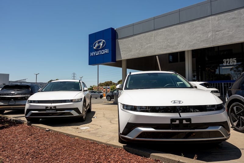 Un concesionario Hyundai en Richmond, California. Fotógrafo: David Paul Morris/Bloomberg. Un concesionario Hyundai en Richmond, California. Fotógrafo: David Paul Morris/Bloomberg.