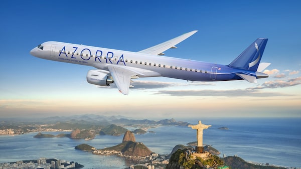 Embraer supera 500 pedidos da família de jatos E2 com novo contrato da Azorra Embraer supera 500 pedidos da família de jatos E2 com novo contrato da Azorra