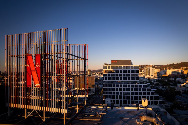 Sede central de Netflix en Los Ángeles, California. Fotógrafo: Ethan Swope/Bloomberg Sede central de Netflix en Los Ángeles, California. Fotógrafo: Ethan Swope/Bloomberg