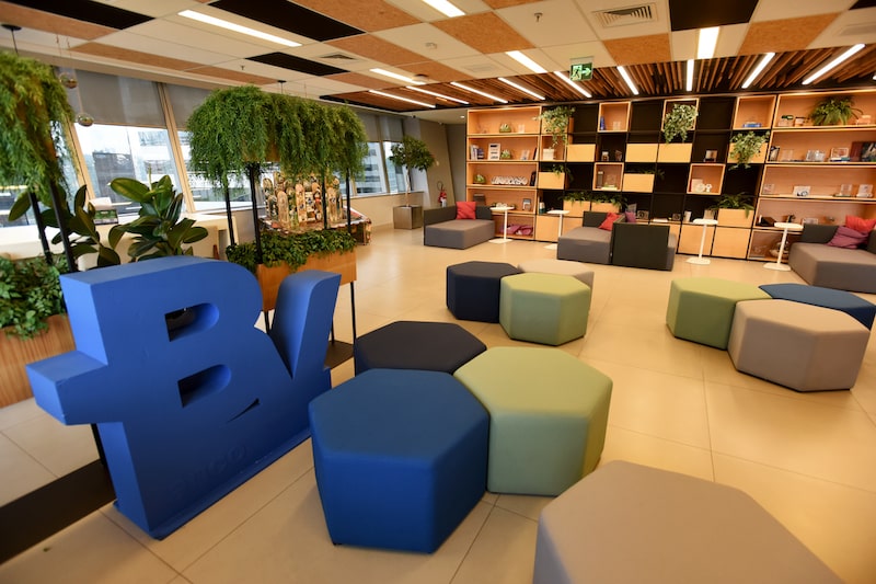 Escritório do banco BV, em São Paulo Escritório do banco BV, em São Paulo