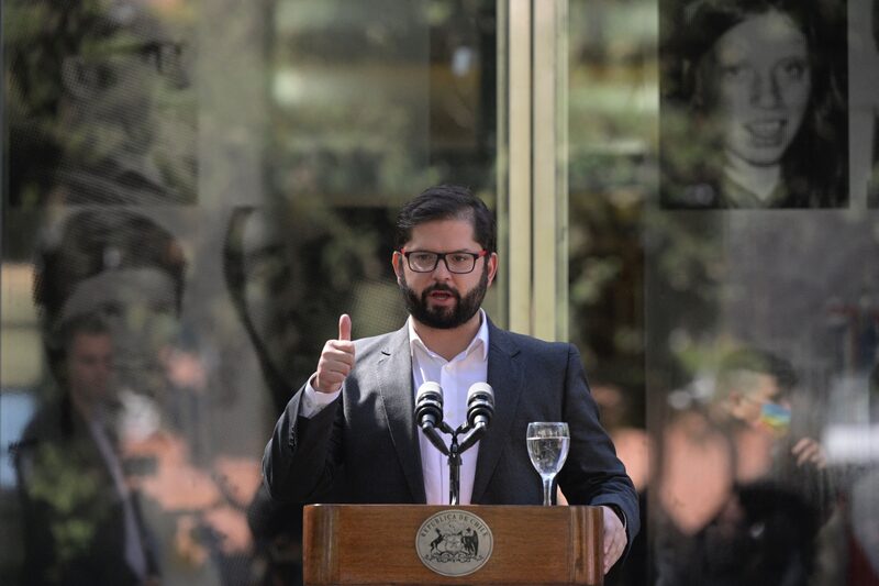 Gabriel Boric, presidente de Chile. Fotógrafo: Juan Mabromata/AFP/Getty Images Gabriel Boric, presidente de Chile. Fotógrafo: Juan Mabromata/AFP/Getty Images