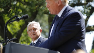 AMLO reaparece para defender a partido Morena tras acusaciones de EE.UU. por narcotráfico AMLO reaparece para defender a partido Morena tras acusaciones de EE.UU. por narcotráfico