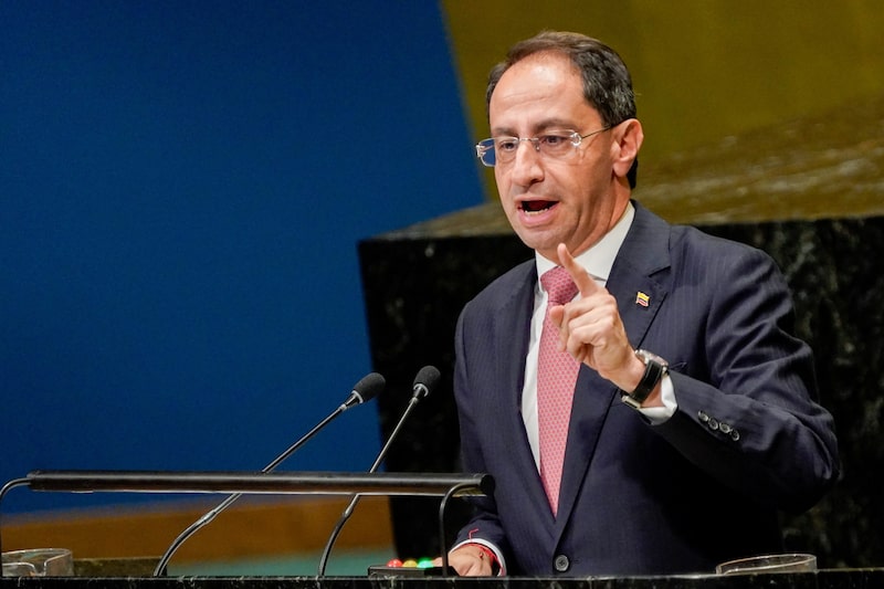El vicepresidente José Manuel Restrepo durante la Asamblea General de las Naciones Unidas. El vicepresidente José Manuel Restrepo durante la Asamblea General de las Naciones Unidas.