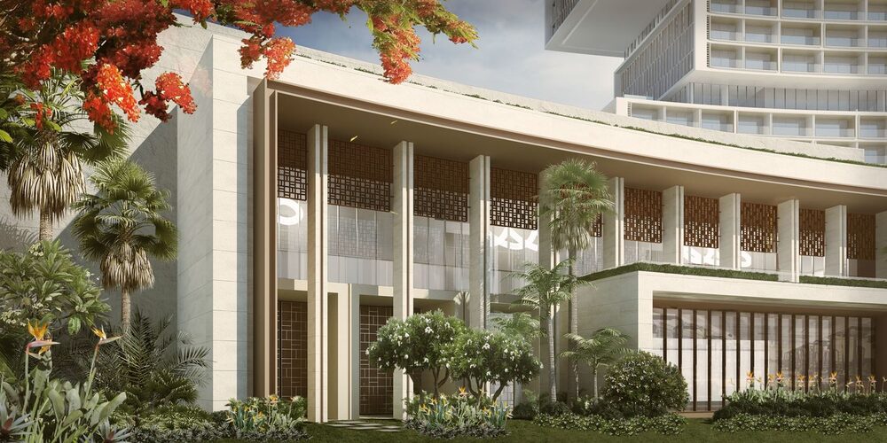 A rendering of the spa-wellness center. A rendering of the spa-wellness center.