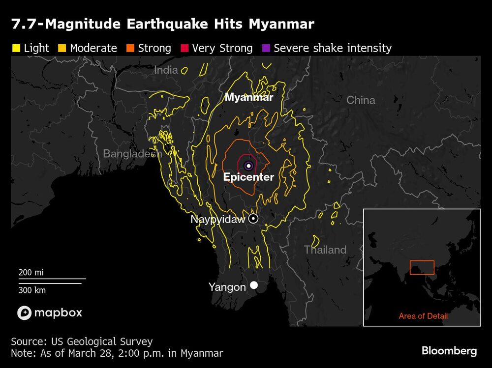 7.7-Magnitude Earthquake Hits Myanmar 7.7-Magnitude Earthquake Hits Myanmar