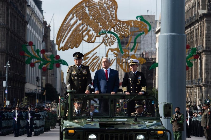 El presidente de México, Andrés Manuel López Obrador, durante el desfile militar por la conmemoración del Día de la Independencia. (Foto: Cortesía). El presidente de México, Andrés Manuel López Obrador, durante el desfile militar por la conmemoración del Día de la Independencia. (Foto: Cortesía).