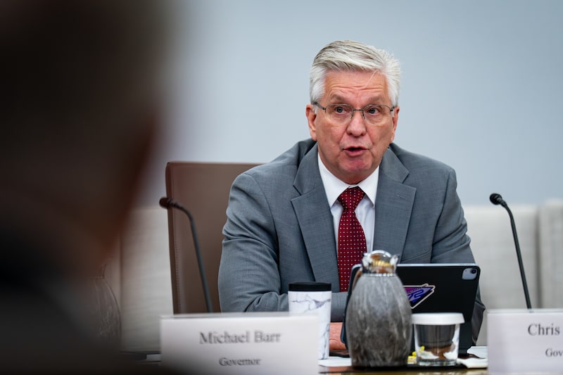 El gobernador de la Reserva Federal, Christopher Waller. Fotógrafo: Al Drago/Bloomberg. El gobernador de la Reserva Federal, Christopher Waller. Fotógrafo: Al Drago/Bloomberg.