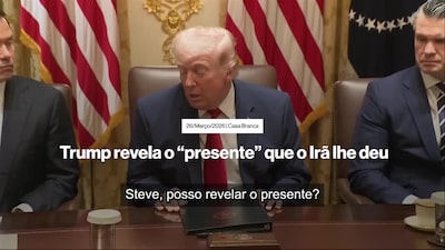 Trump revela o “presente” que o Irã lhe deu Trump revela o “presente” que o Irã lhe deu