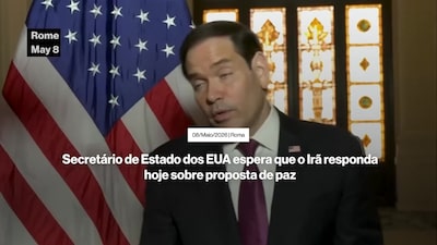 Rubio espera que o Irã responda na sexta-feira à proposta de paz Rubio espera que o Irã responda na sexta-feira à proposta de paz