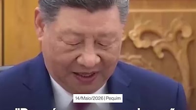 "Deveríamos ser parceiros, não rivais", diz Xi Jinping ao presidente americano Donald Trump "Deveríamos ser parceiros, não rivais", diz Xi Jinping ao presidente americano Donald Trump