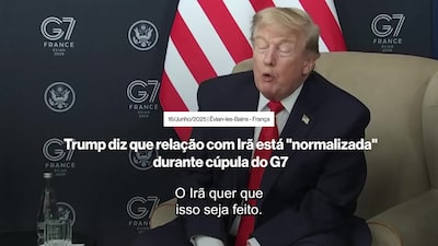 Trump diz que relação com Irã está "normalizada" durante cúpula do G7 Trump diz que relação com Irã está "normalizada" durante cúpula do G7