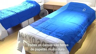 O interior da Vila Olímpica de Tóquio 2020 O interior da Vila Olímpica de Tóquio 2020