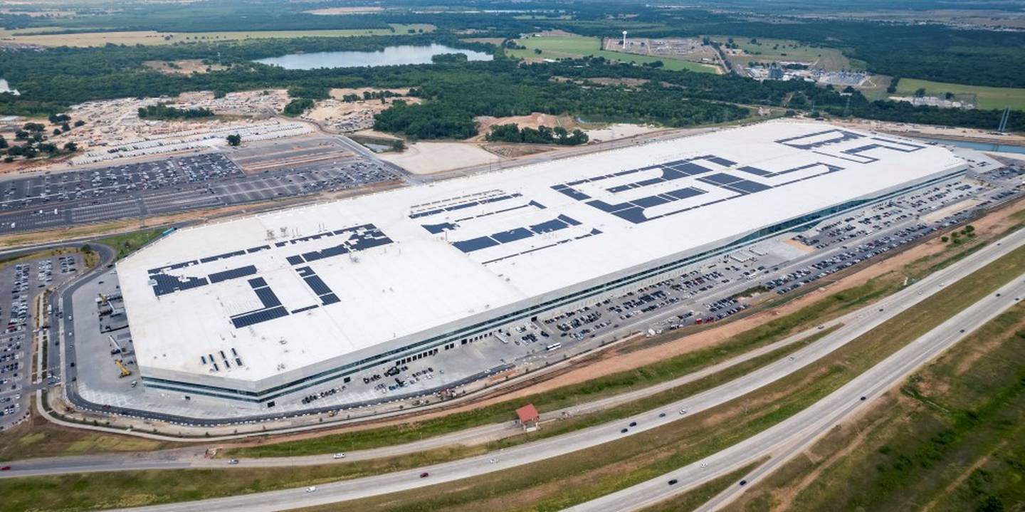 Gigafactory de la empresa fabricante de vehículos eléctricos Tesla en Texas, Estados Unidos (Foto: Tesla).