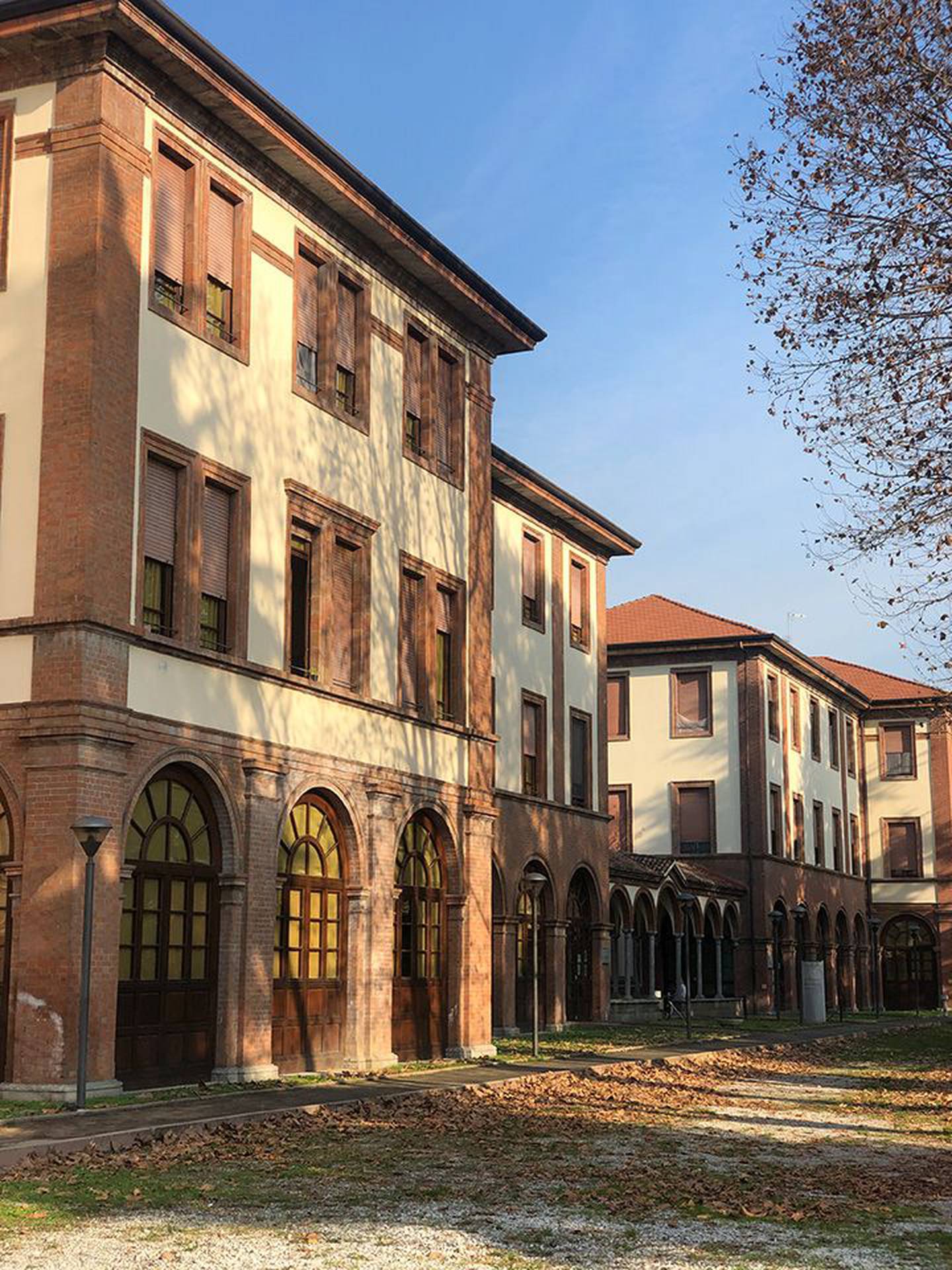 El orfanato Martinitt de Milán (Italia), donde Leonardo Del Vecchio pasó siete años de 1942 a 1949. Bloombergdfd