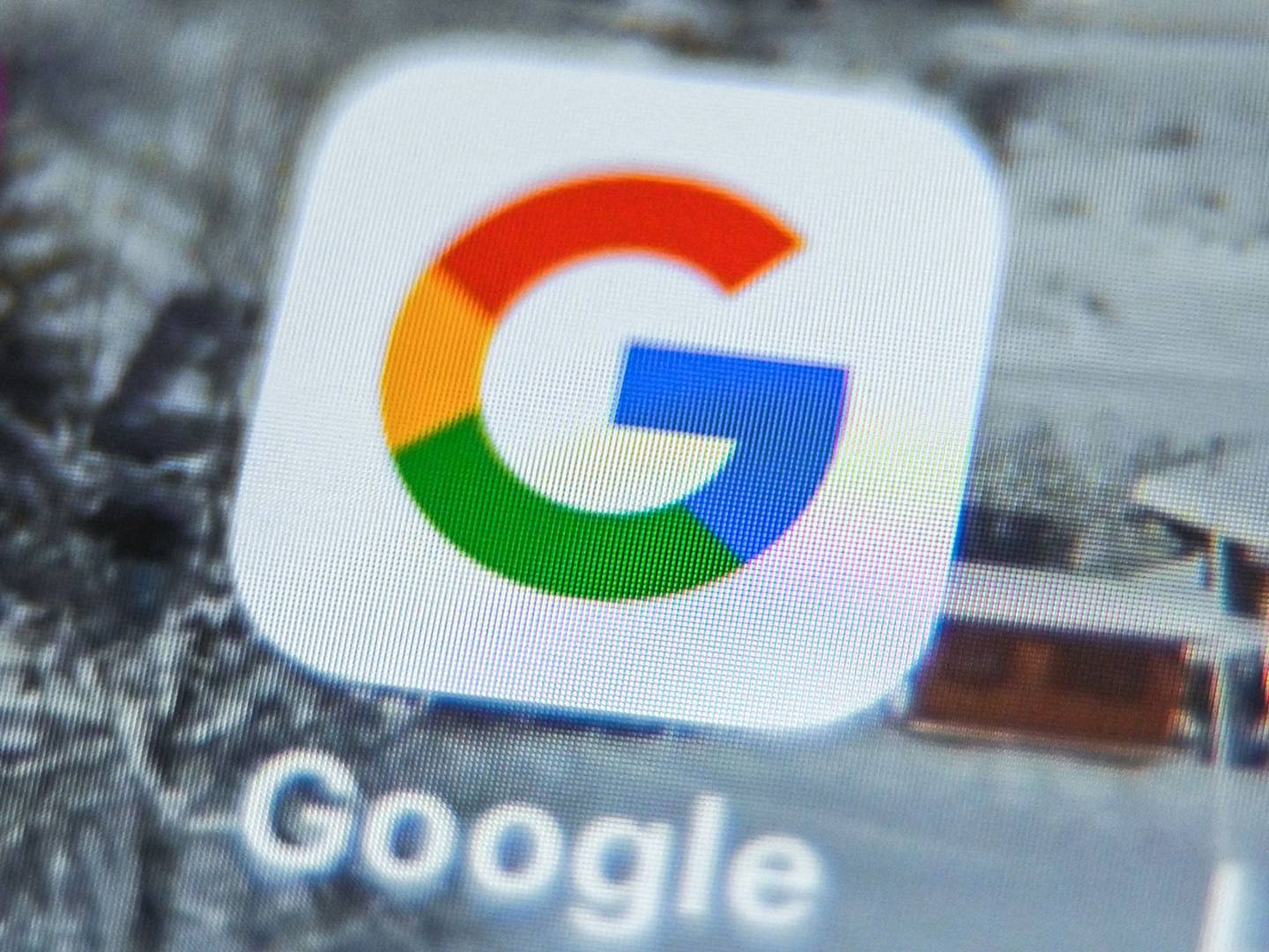 Aplicación de Google en una tableta.  Fotógrafo: Denis Charlet/AFP/Getty Images