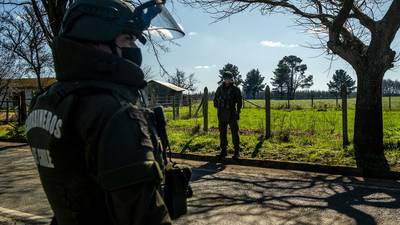 Extremistas mapuches reciben a Boric con barricadas e incendiosdfd