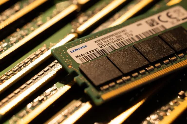 Chips de memória da Samsungdfd