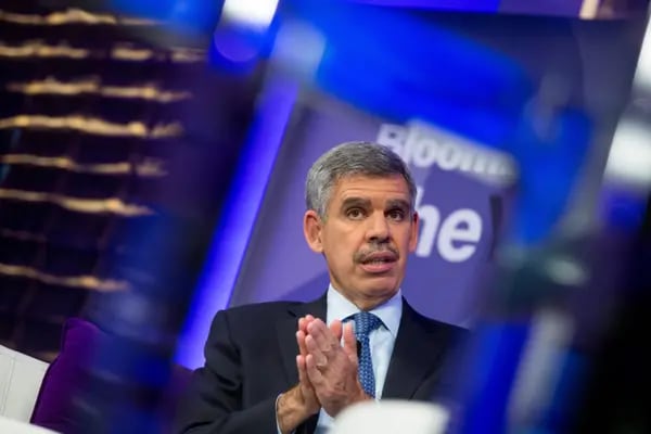 Mohamed El-Erian, chief economic advisor for Allianz SE, speaks during Bloomberg's fourth-annual Year Ahead Summit in New York
