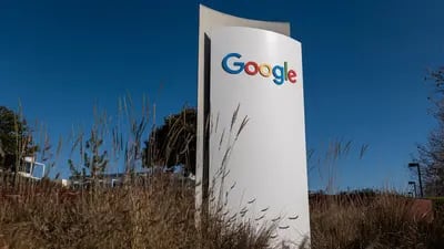 Letrero en la sede de Google en Mountain View, California, Estados Unidos, el jueves 27 de enero de 2022.  Fotógrafo: David Paul Morris/Bloomberg