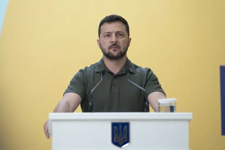 Volodymyr Zelenskiy, el presidente de Ucraniadfd