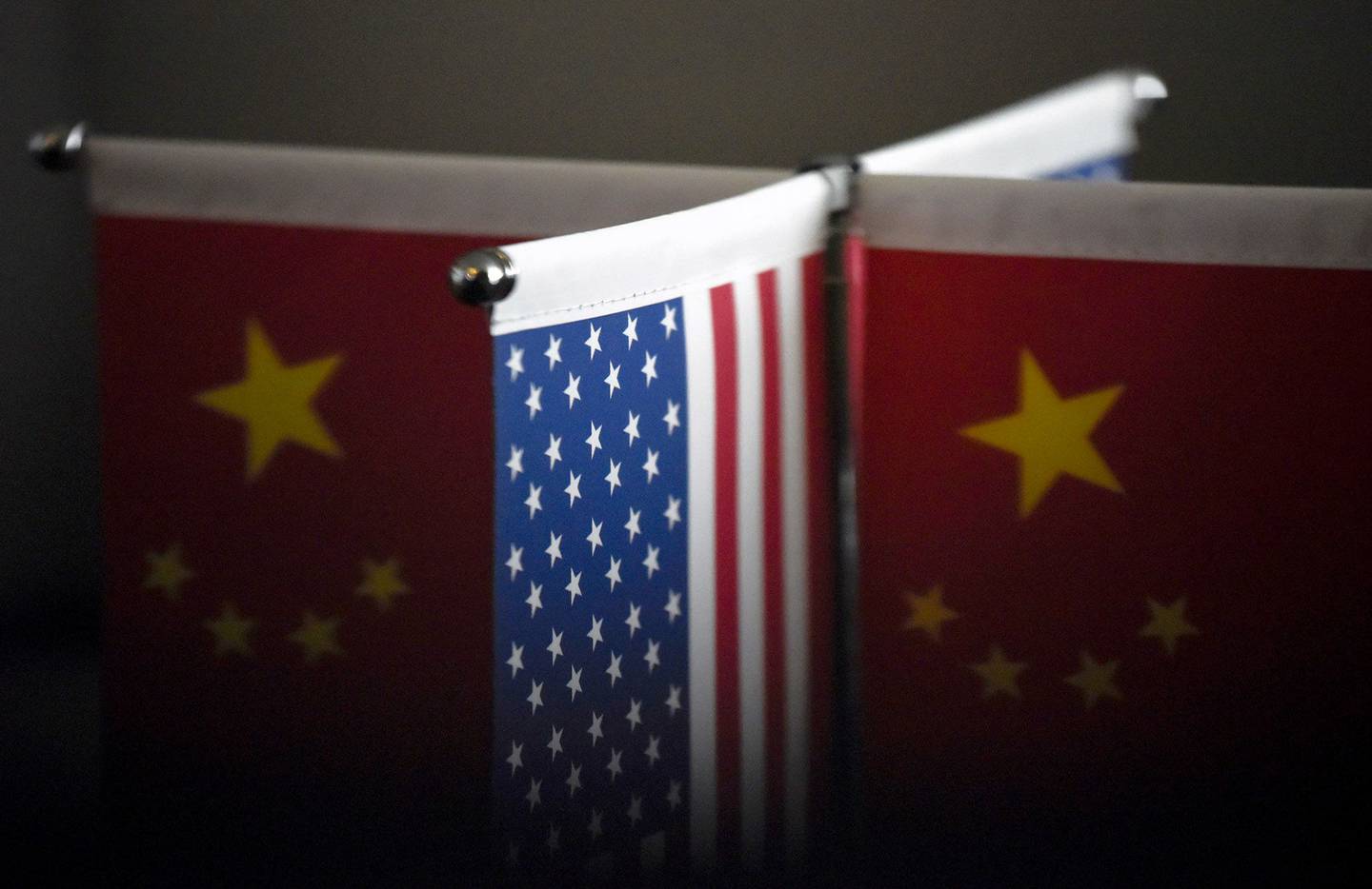 Banderas EE.UU. y China