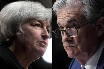 Mensajes divergentes de Powell y Yellen fueron difíciles de digerir para los mercadosdfd