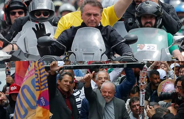 Both President Bolsonaro and former president Lula attended rallies in Sao Paulo.
