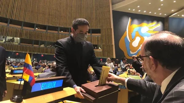Ecuador vuelve al Consejo de Seguridad de la ONU 30 años despuésdfd